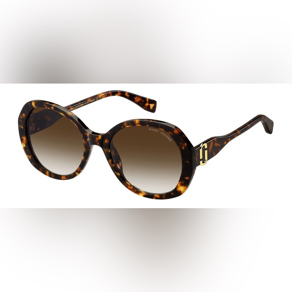 Marc Jacobs Tortoiseshell Round Sunglasses (NWT)